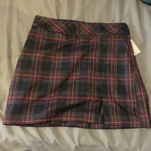 PLAID SKIRT MEDIUM